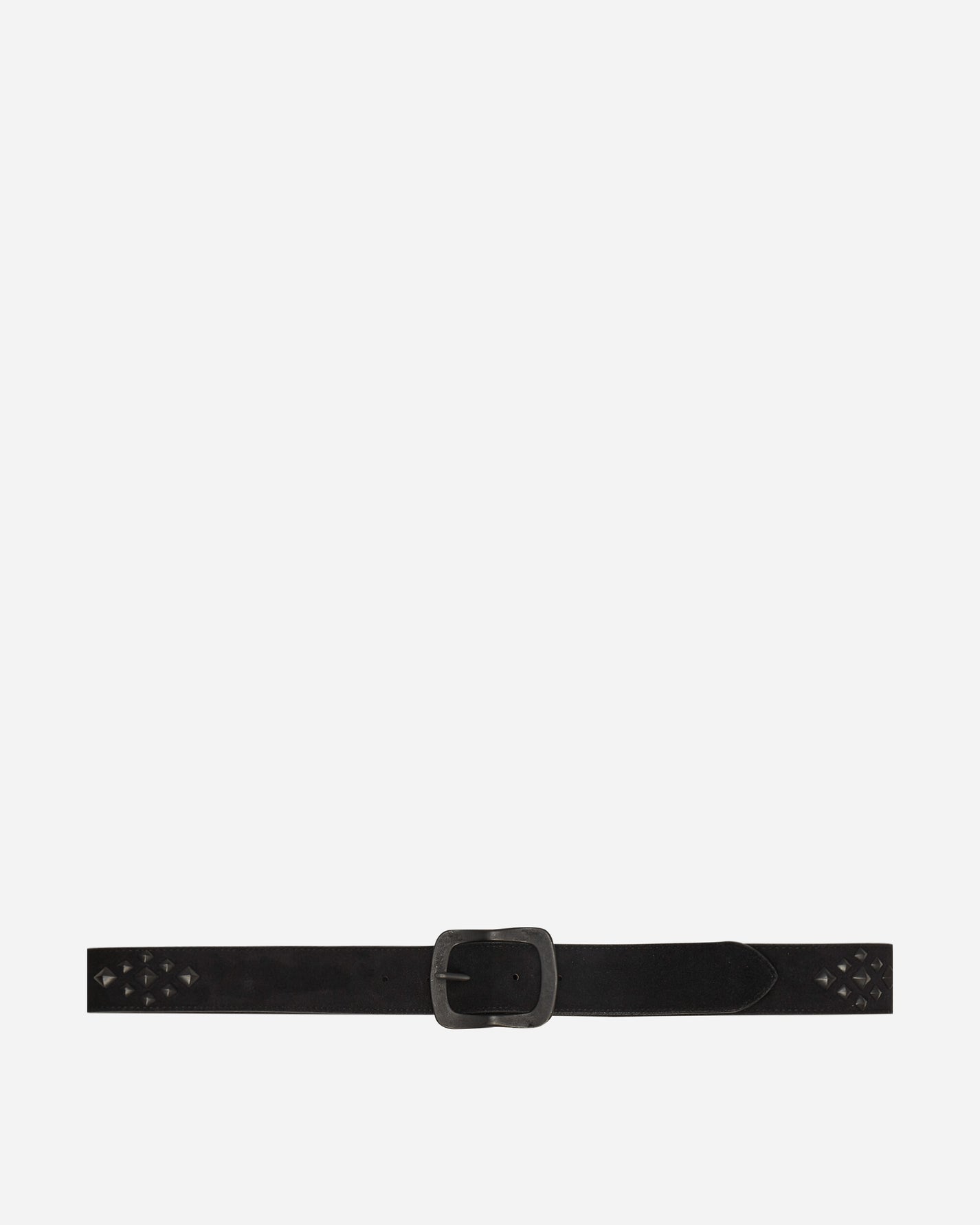 Needles Square Studs Belt - Suede Lthr. Black Belts Belt OT037 B