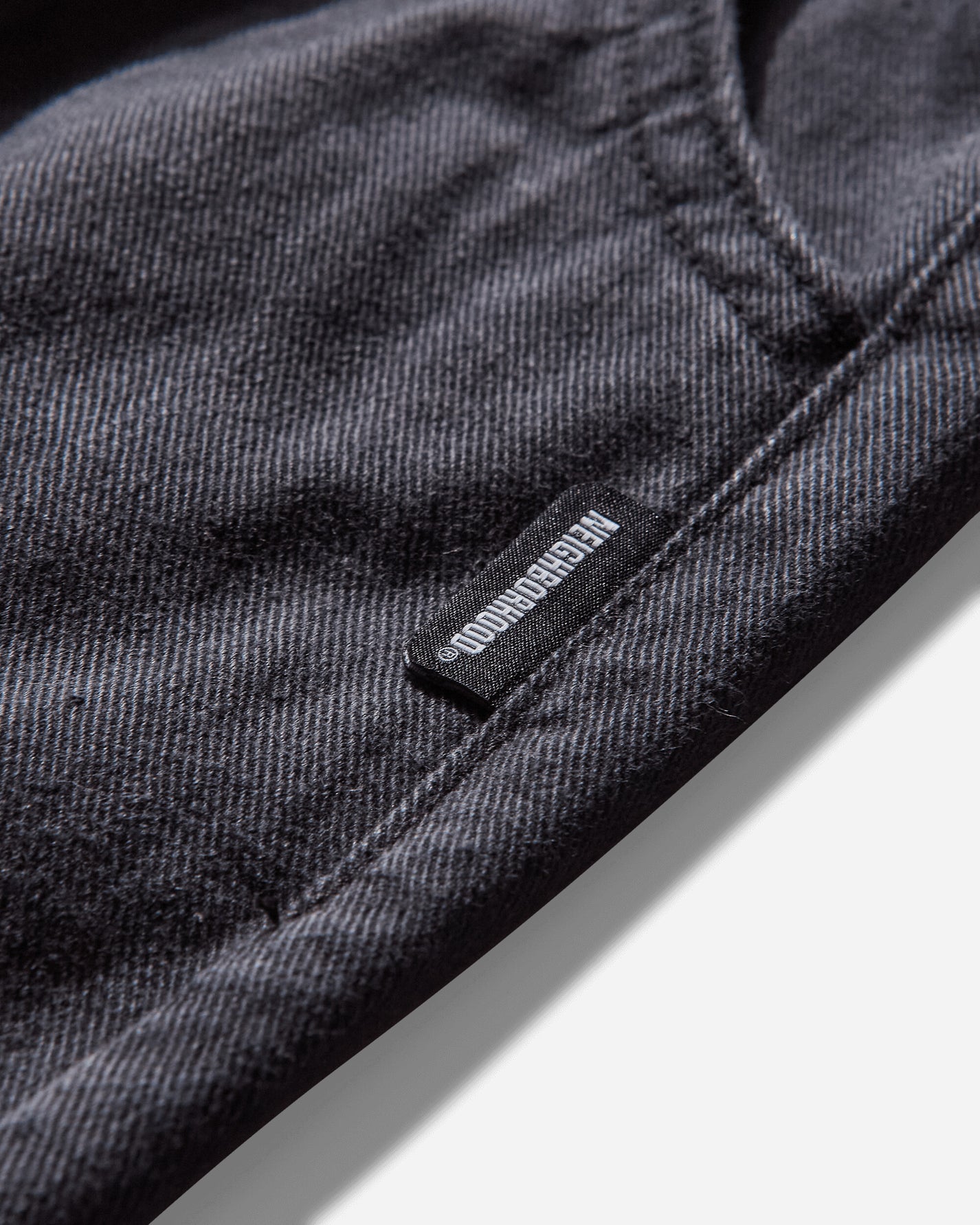 Neighborhood Baggy Silhouette Two Tuck Pants Black Pants Casual 251AQNH-PTM02 BK