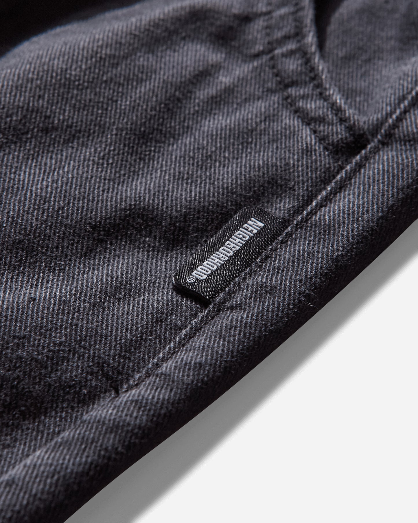 Neighborhood Baggy Silhouette Two Tuck Pants Black Pants Casual 251AQNH-PTM02 BK