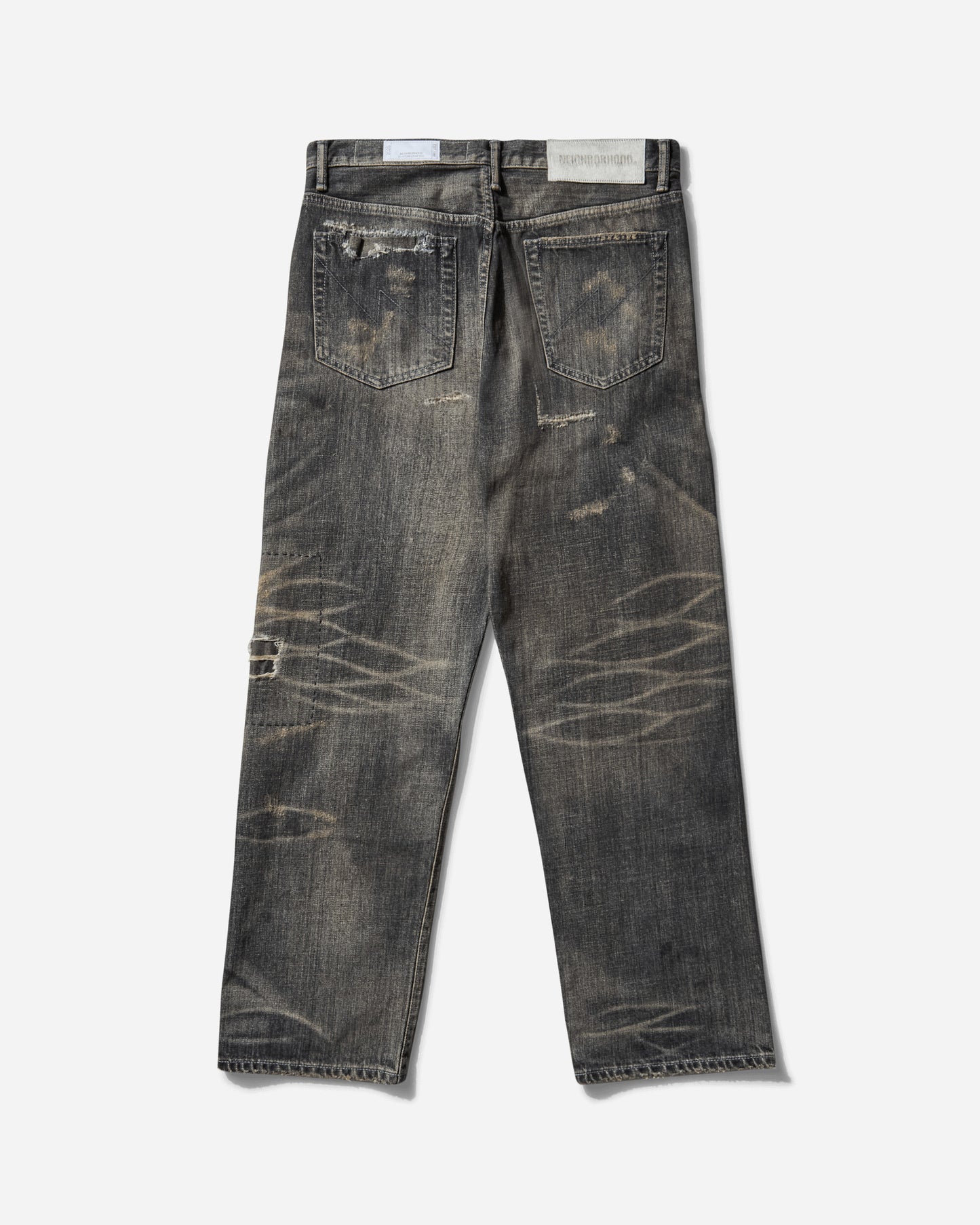 Neighborhood Savage Denim Dp Basic Pants Black Pants Denim 251XBNH-PTM08 BK