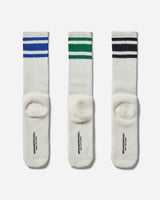 Neighborhood Classic 3Pac Socks White Underwear Socks 251KWNH-UWM01 WH