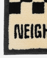 Neighborhood Nh X Gallery 1950 . Checker Rug Mat Black Textile Rugs 242RFGNN-AC01 BK