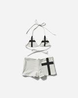 Nii Hai Wmns The Cross Bikini Black/White Swimwear Bikinis 2024-005-SWIM-CRS BLKWHT