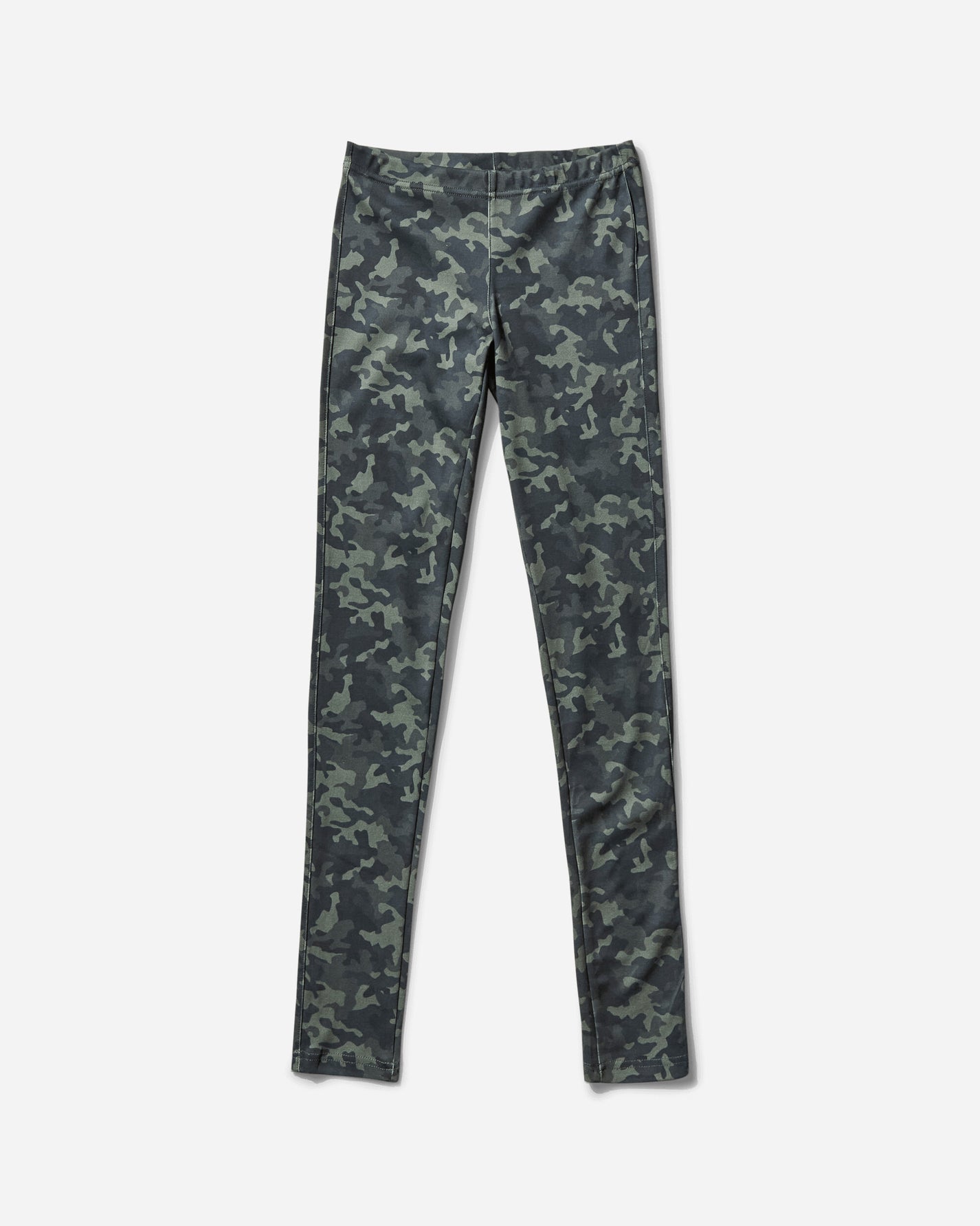 Nii Hai Wmns Camo Print Full Length Leggings Greens Pants Jumpsuits 2024-005-BTMS-LGN GREENS