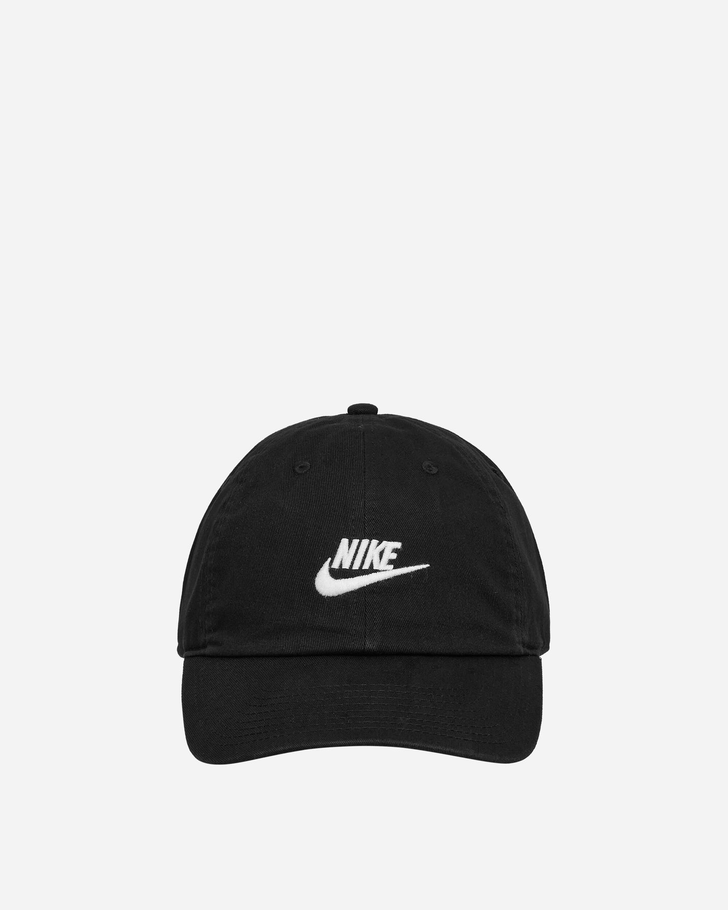 Nike U Nk Club Cap U Cb Fut Wsh L Black/White Hats Caps FB5368-011