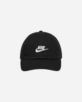 Nike U Nk Club Cap U Cb Fut Wsh L Black/White Hats Caps FB5368-011