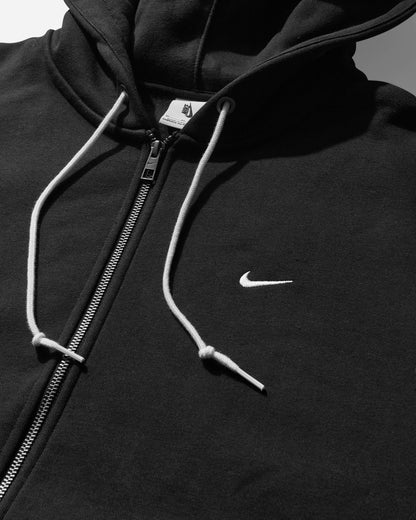 Nike M Nk Solo Swsh Hw Fz Hoodie Black/White Sweatshirts Hoodies DR0403-010