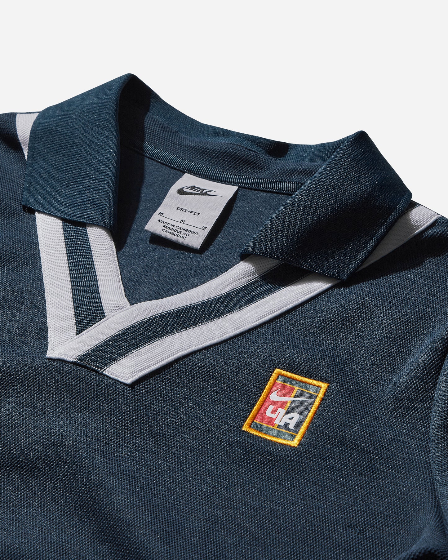 Nike Wmns W Nsw Yoon Ss Polo Top Armory Navy/White T-Shirts Shortsleeve FZ0276-478
