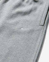 Nike M Nk Solo Swoosh Bb Flc Oh Pan Dk Grey Heather/White Pants Sweatpants FN3342-063