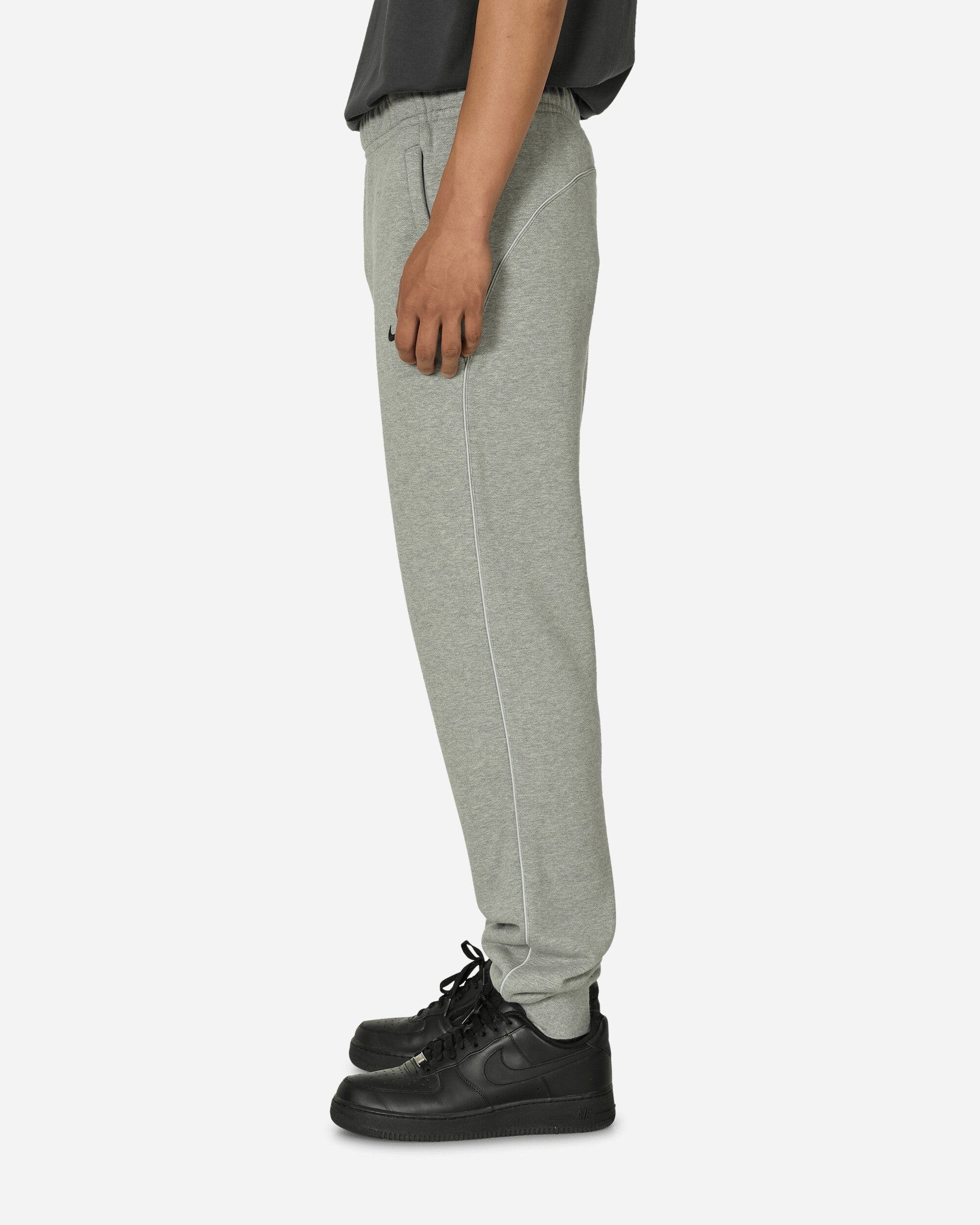 Nike M Nrg Nocta Cs Pant Flc Dk Grey Heather/Silver/Black Pants Track Pants FN7661-063