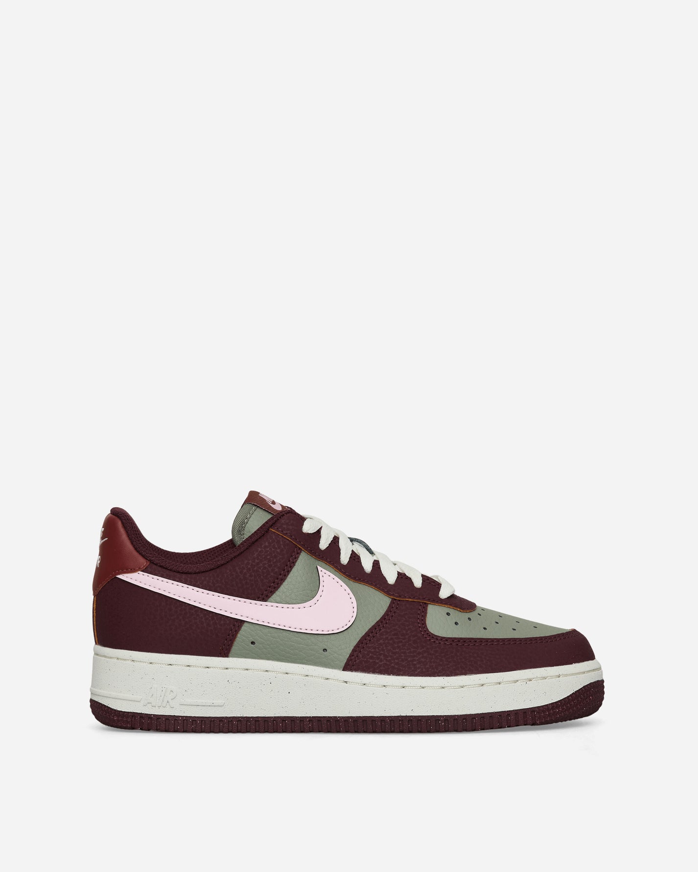 Nike Wmns W Air Force 1 '07 Next Nature Burgundy Crush/Pink Foam Sneakers Low HQ4047-600