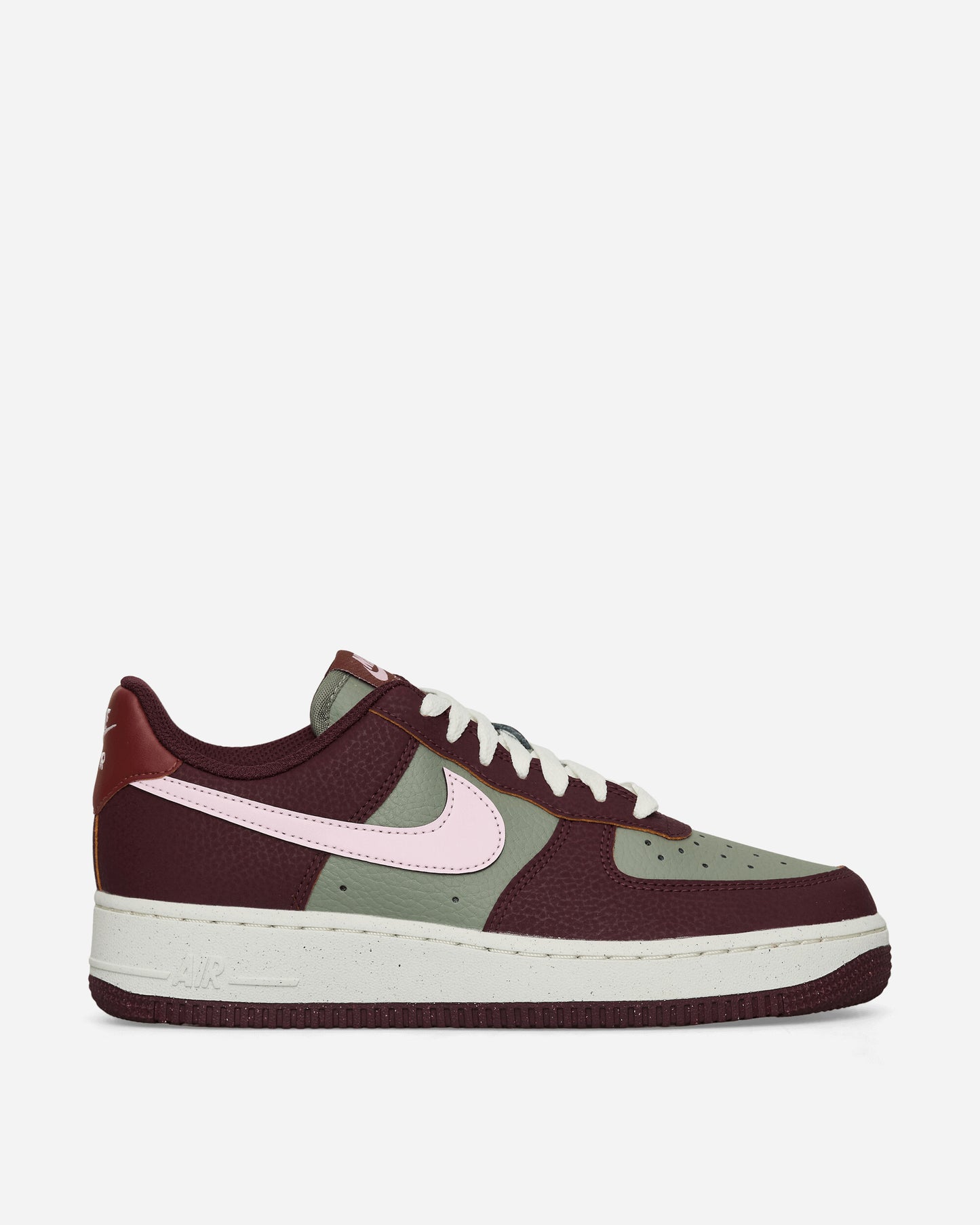 Nike Wmns W Air Force 1 '07 Next Nature Burgundy Crush/Pink Foam Sneakers Low HQ4047-600