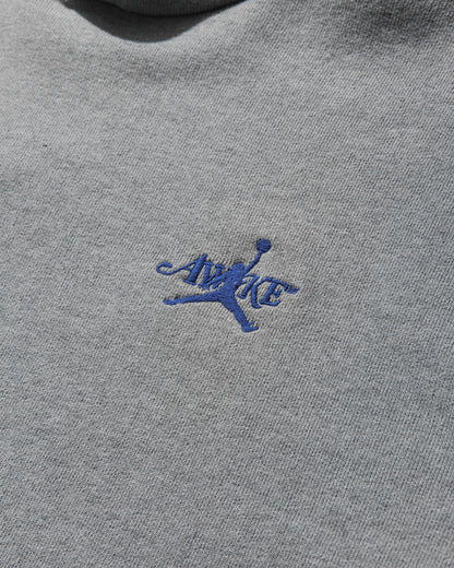 Nike Jordan M J Awny Flc Hoodie Dk Grey Heather/Black Sweatshirts Hoodies FQ5443-091