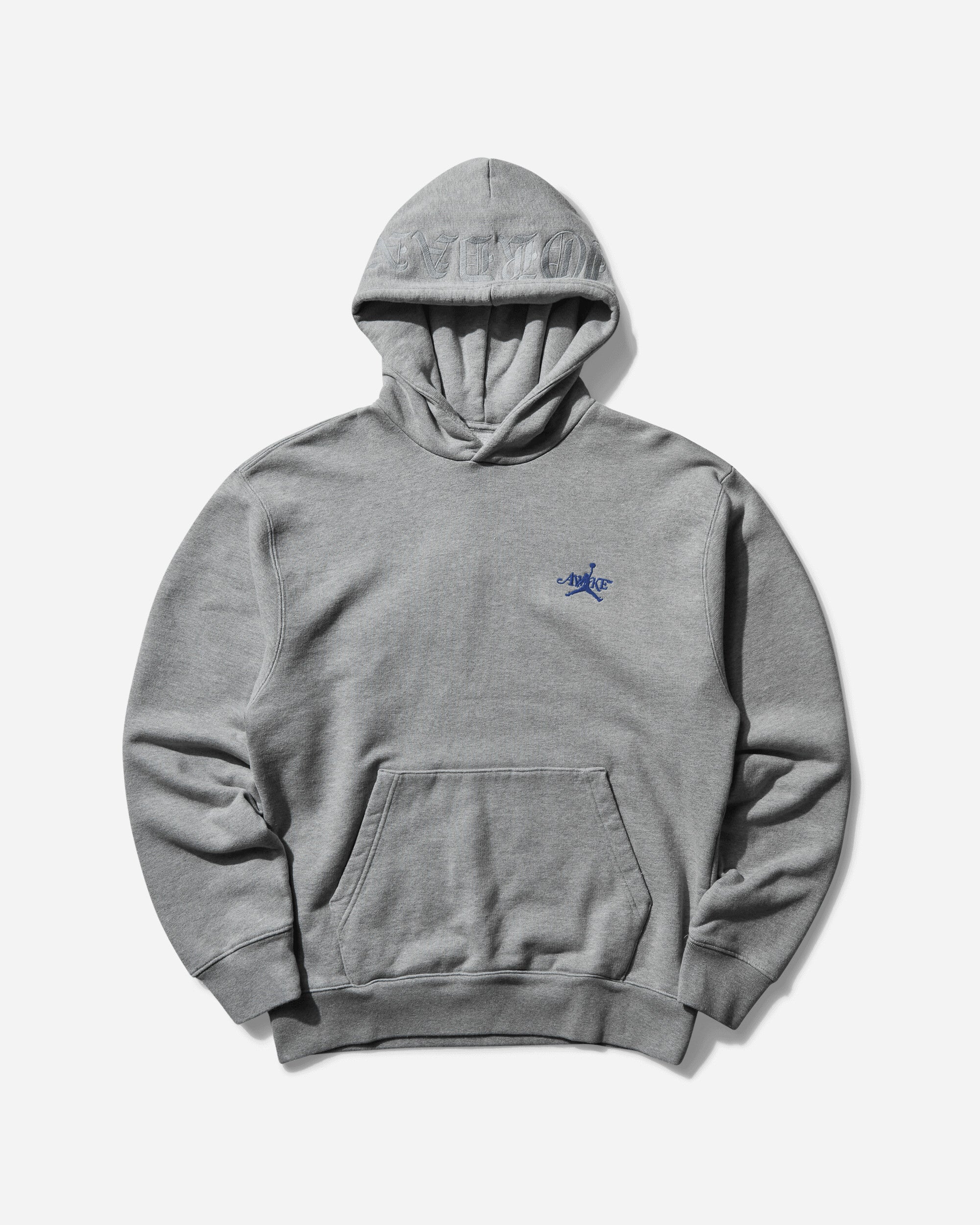 Nike Jordan M J Awny Flc Hoodie Dk Grey Heather/Black Sweatshirts Hoodies FQ5443-091