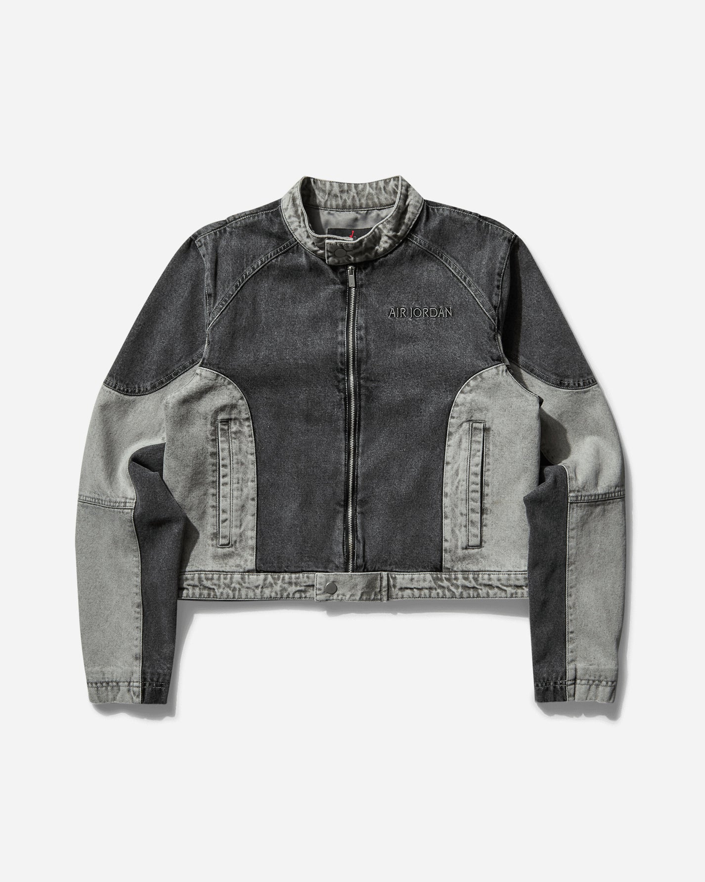 Nike Jordan Wmns W J Air Jrd Jkt Moto Black/Flat Pewter Coats and Jackets Jackets HF9431-010