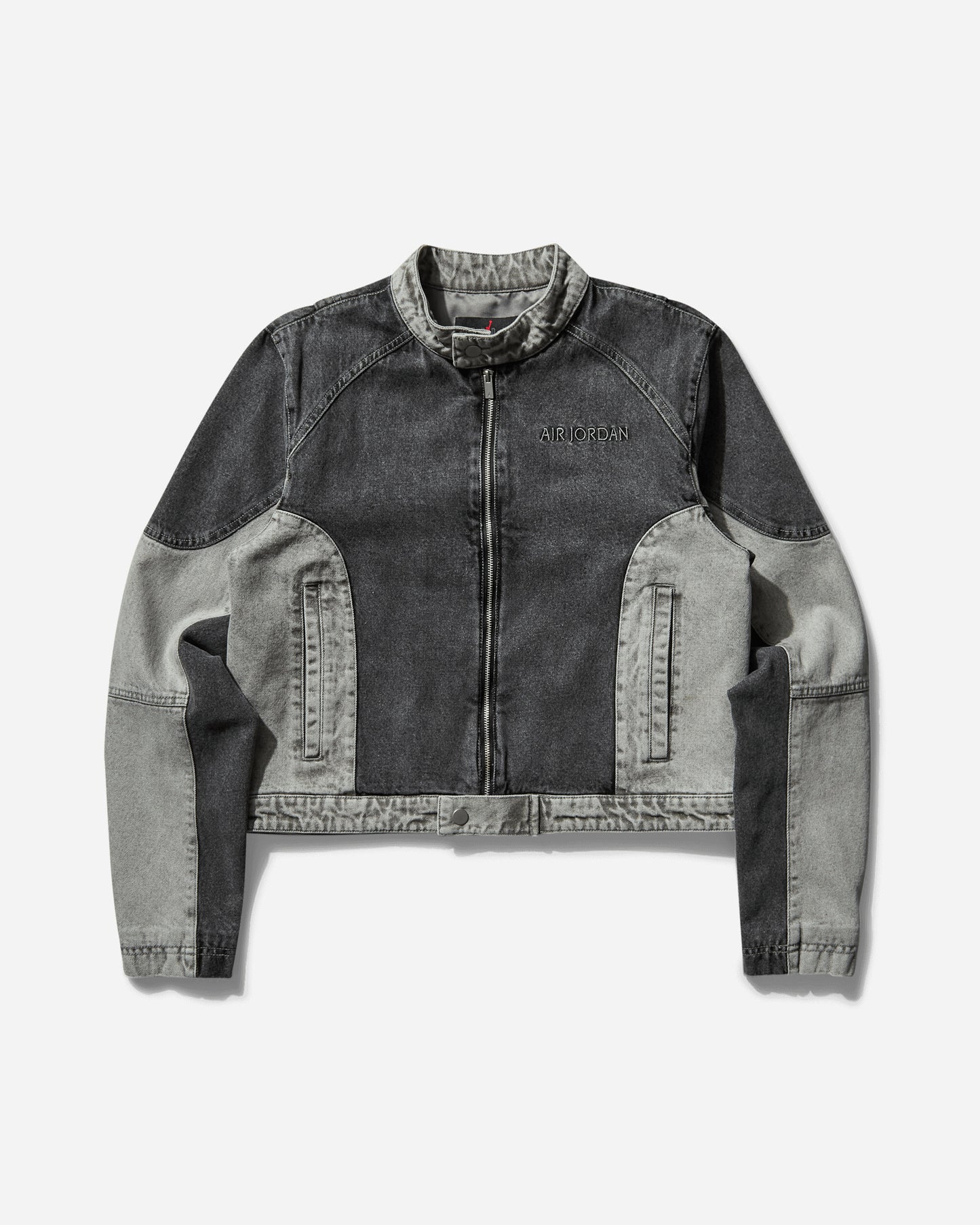 Nike Jordan Wmns W J Air Jrd Jkt Moto Black/Flat Pewter Coats and Jackets Jackets HF9431-010