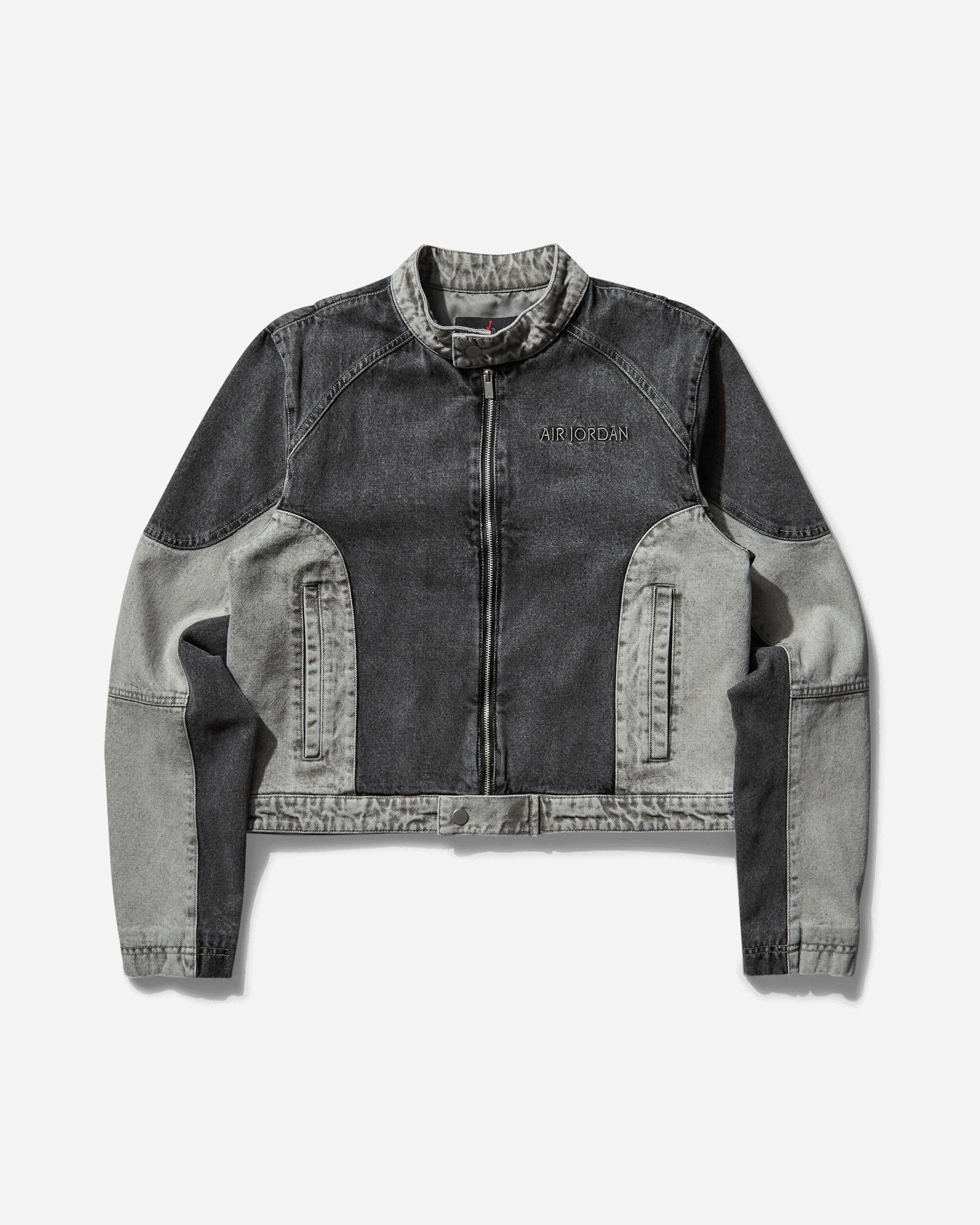 Nike Jordan Wmns W J Air Jrd Jkt Moto Black/Flat Pewter Coats and Jackets Jackets HF9431-010