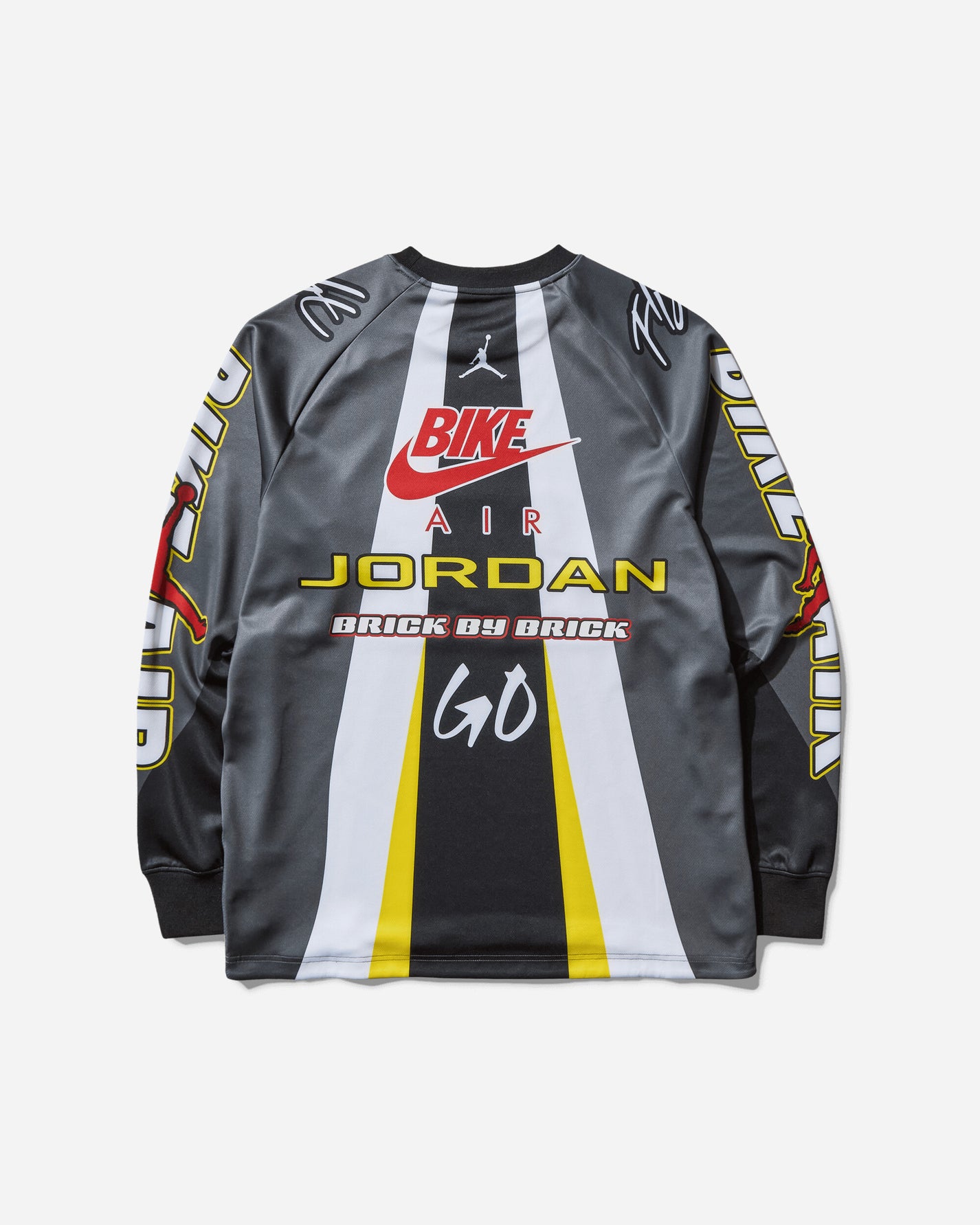 Nike Jordan M J Bike Jersey Iron Grey/Black T-Shirts Longsleeve HQ1729-068