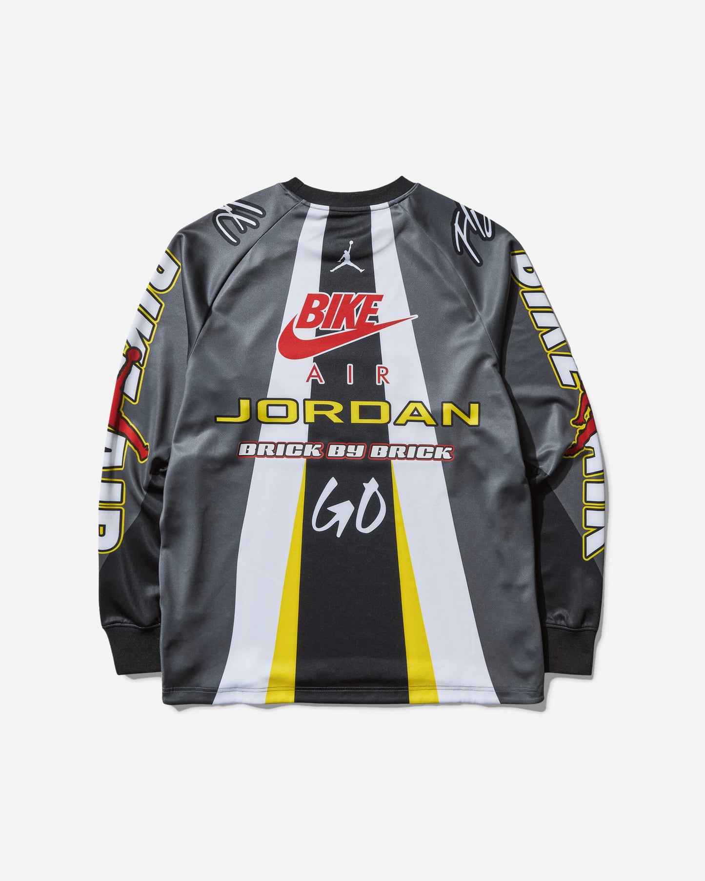 Nike Jordan M J Bike Jersey Iron Grey/Black T-Shirts Longsleeve HQ1729-068