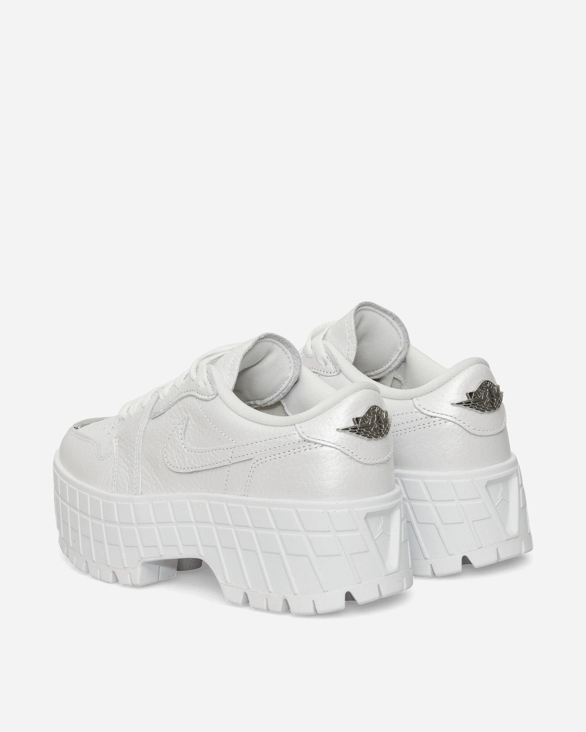 Nike Jordan Wmns W Air Jordan 1 Brooklyn Low White/Met. Silver Sneakers Low HF3184-100