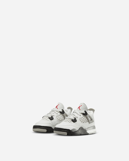 Nike Jordan Jordan 4 Retro Og (Td) Summit White/Fire Red Sneakers Mid IB4387-100