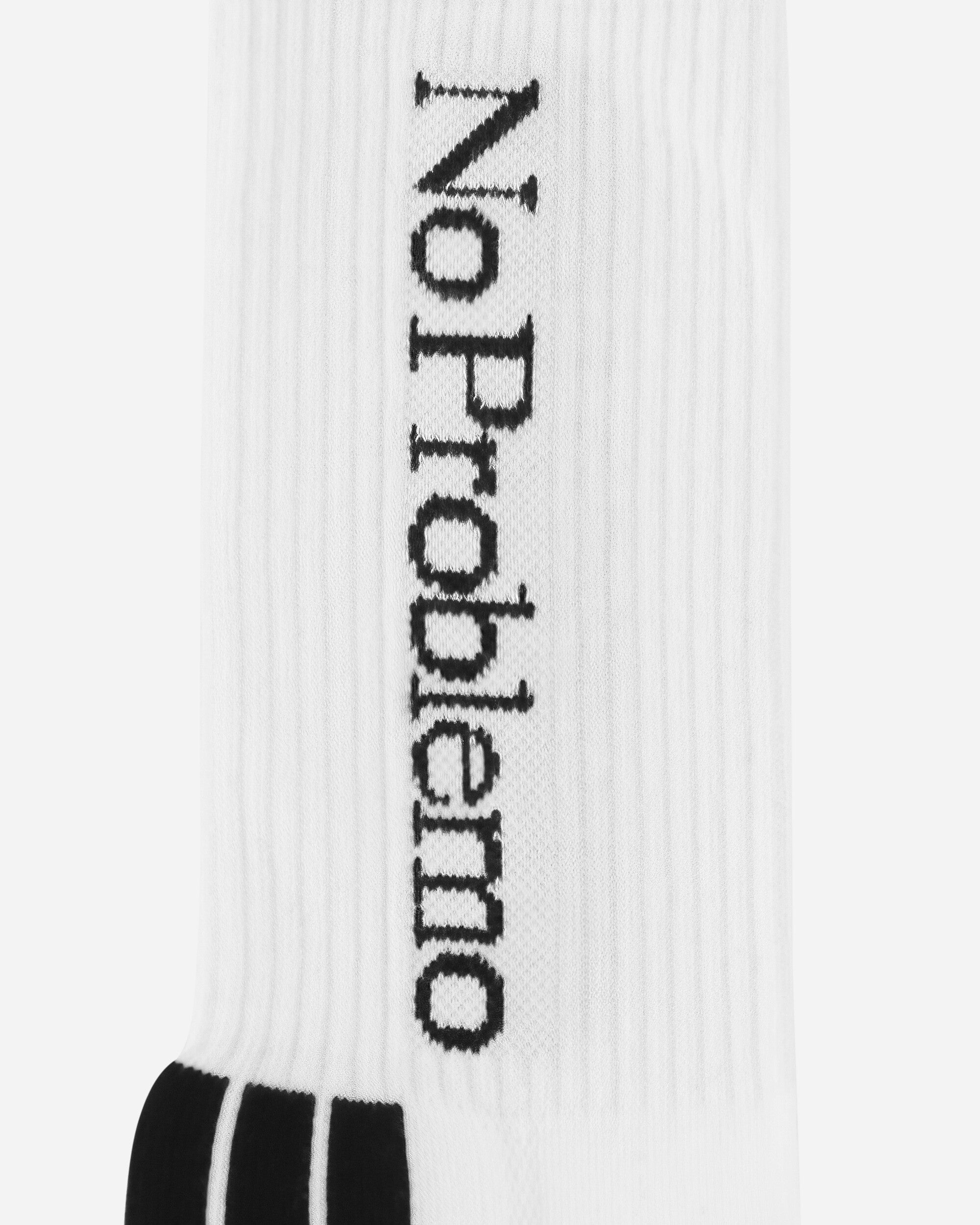 No Problemo No Problemo Sock White Underwear Socks NP0004303 WHT