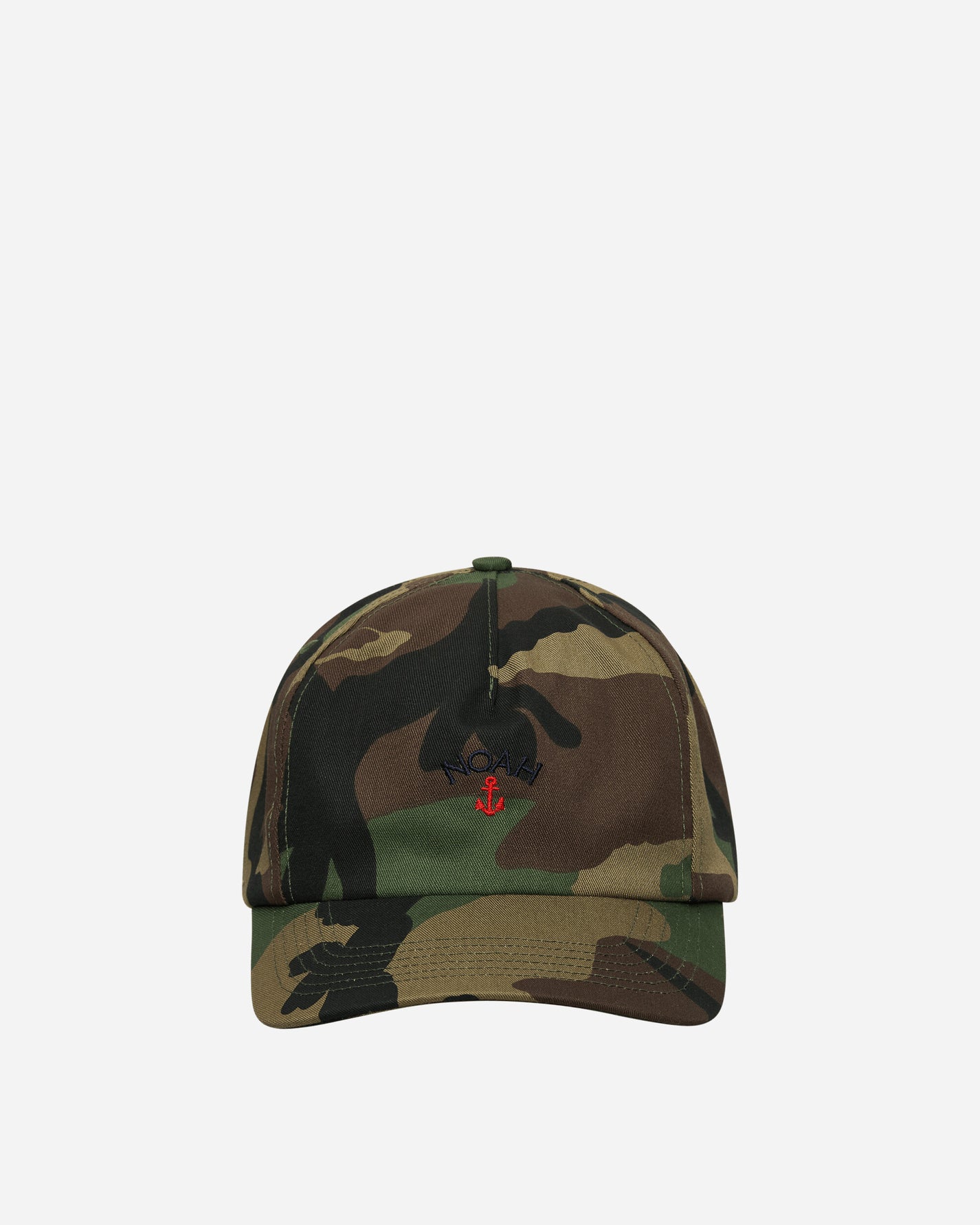 Noah Anchor Logo 5 Panel Camo Hats Caps H187SS25 CMO