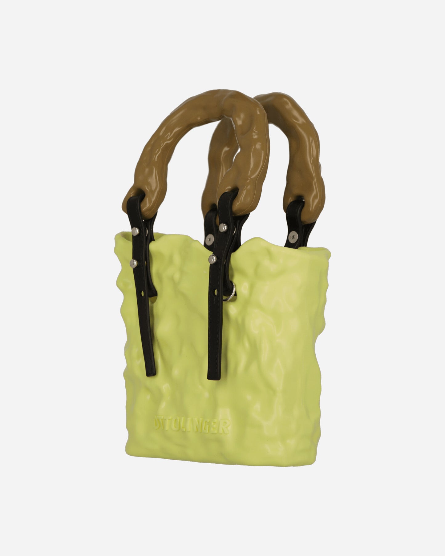 Ottolinger Wmns Signature Ceramic Bag Yellow Bags and Backpacks Tote Bags 2700902 YELLOW