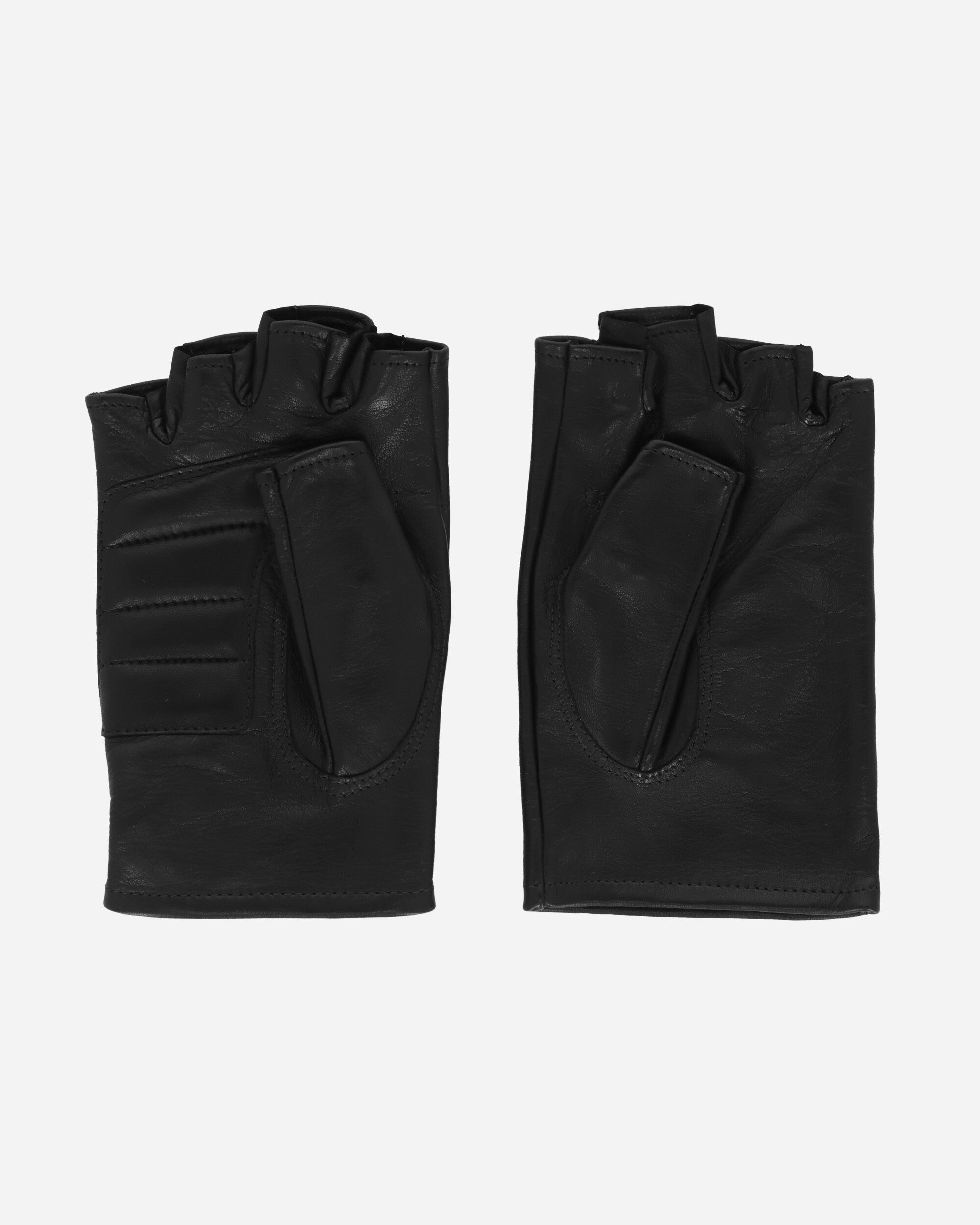 Our Legacy Mis Match Glove Black Leather Gloves and Scarves Gloves A2258MBL 001