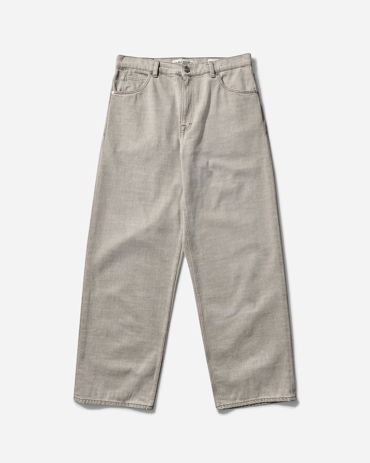 Our Legacy Vast Cut Vienna Beige Wash Pants Denim M2255VV 001