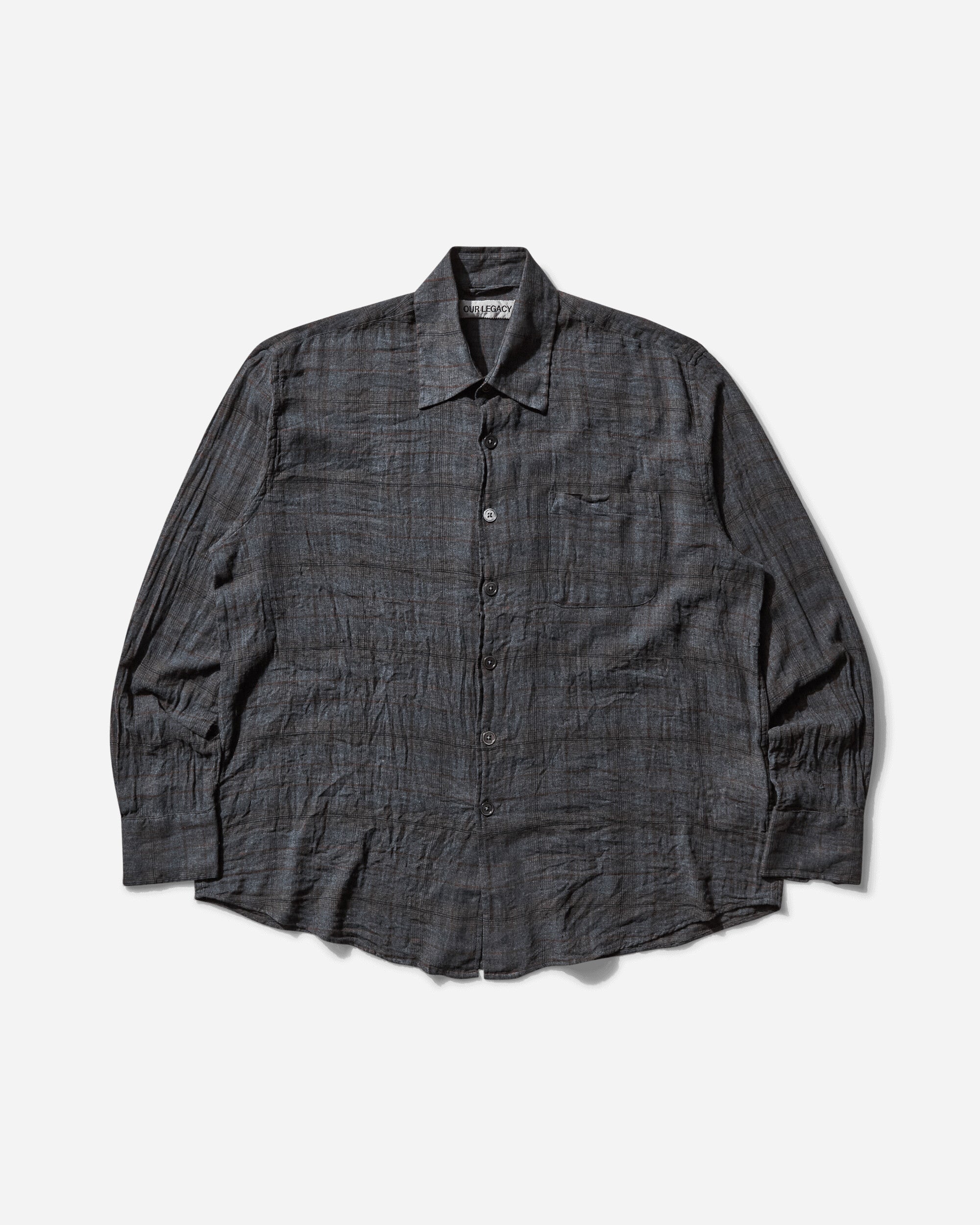 Our Legacy Above Shirt Bazaar Check Shirts Longsleeve Shirt M2252ASB 001