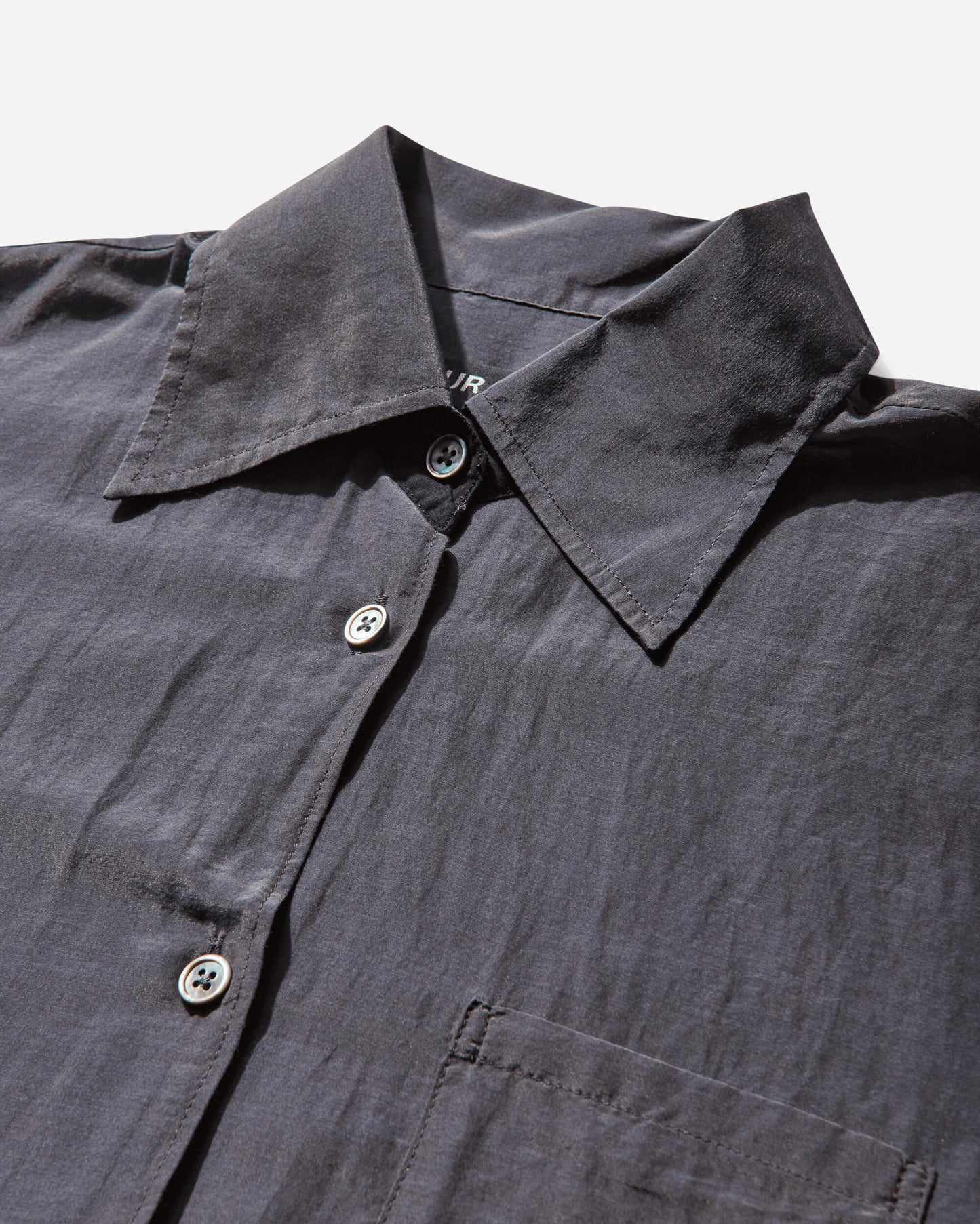 Our Legacy Wmns Sincere Shirt Charcoal Bordeaux Shirts Longsleeve Shirt W2252SC 001