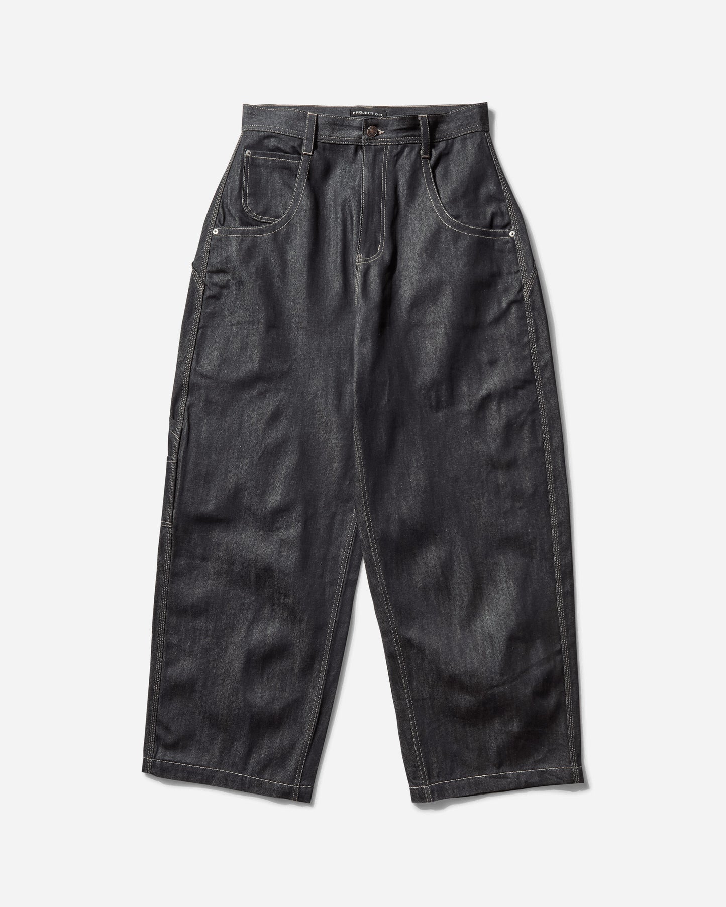 PROJECT G/R Jinco Wide Raw Denim Darknavy Pants Denim PG25SSMB08 DARKNAVY