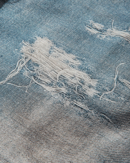 PROJECT G/R Trompe-LOEil Denim Pants Blue Pants Denim PG24FWMB02 BLUE