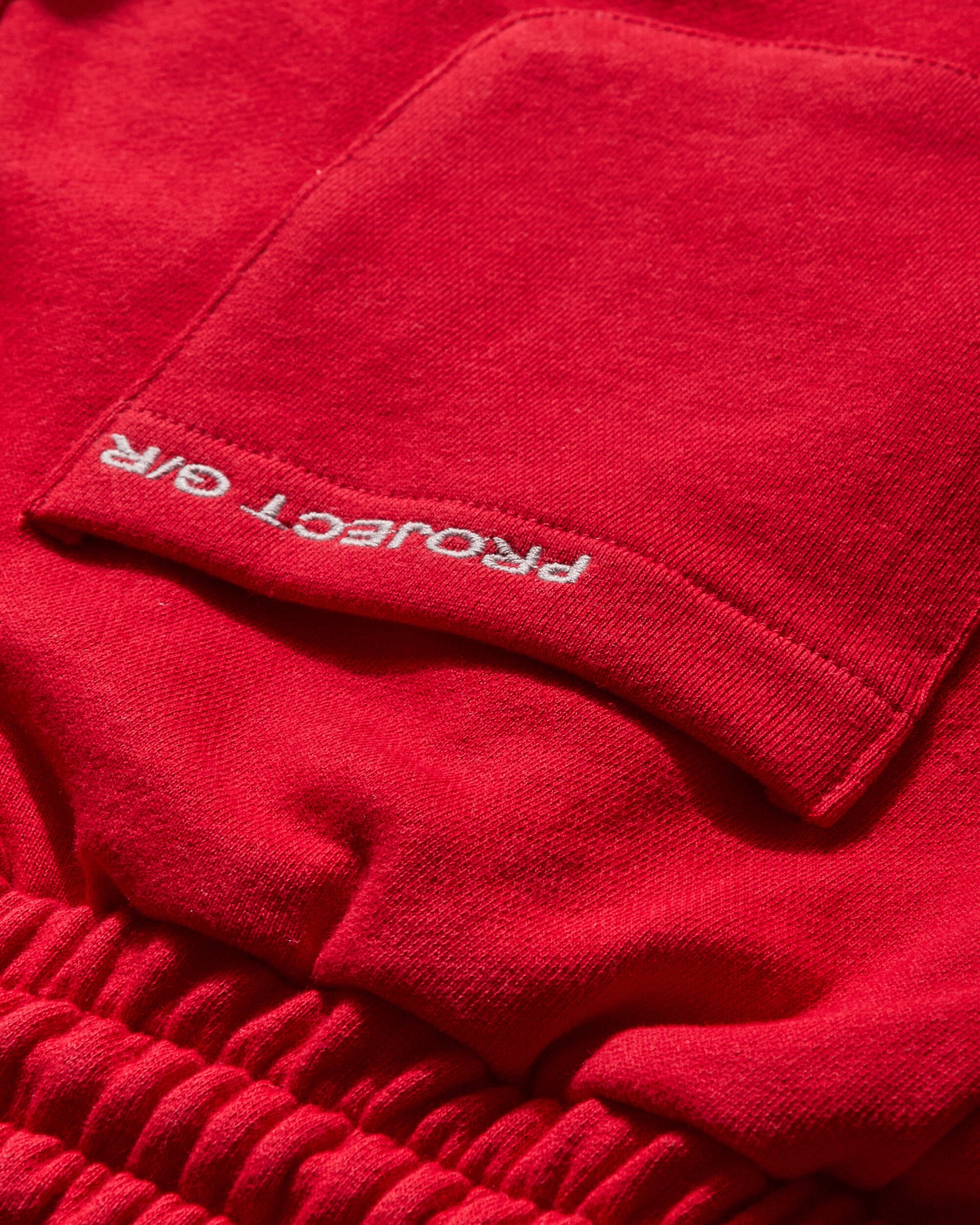 PROJECT G/R Reconstructed Hybrid Track Jacket Red Sweatshirts Track Tops PG25SSMO02 RED