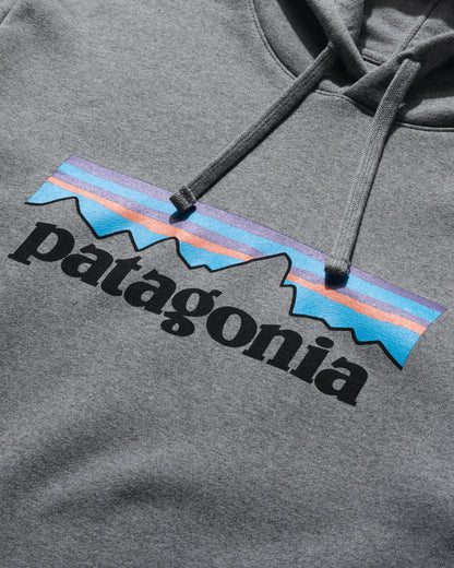 Patagonia P-6 Logo Uprisal Hoody Gravel Heather Sweatshirts Hoodies 39622 GLH