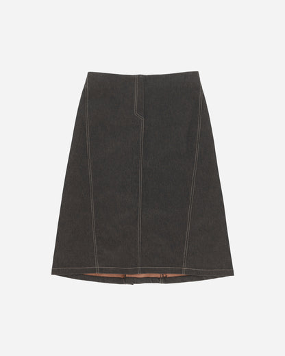 Pezze Vintage Wmns Kenté Denim Skirt Blue Skirts Midi 0772422 1