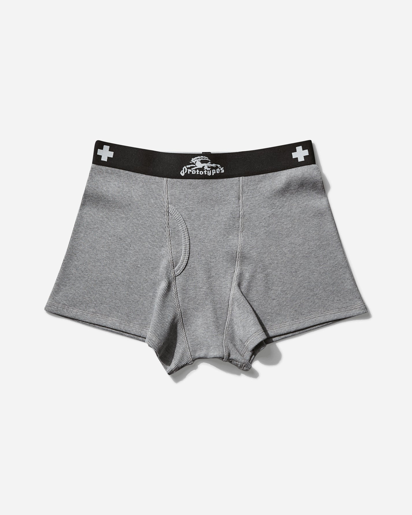 Prototypes Waffle Boxer Mens S25 Underwear Boxers PT07JE12MWWG GREY