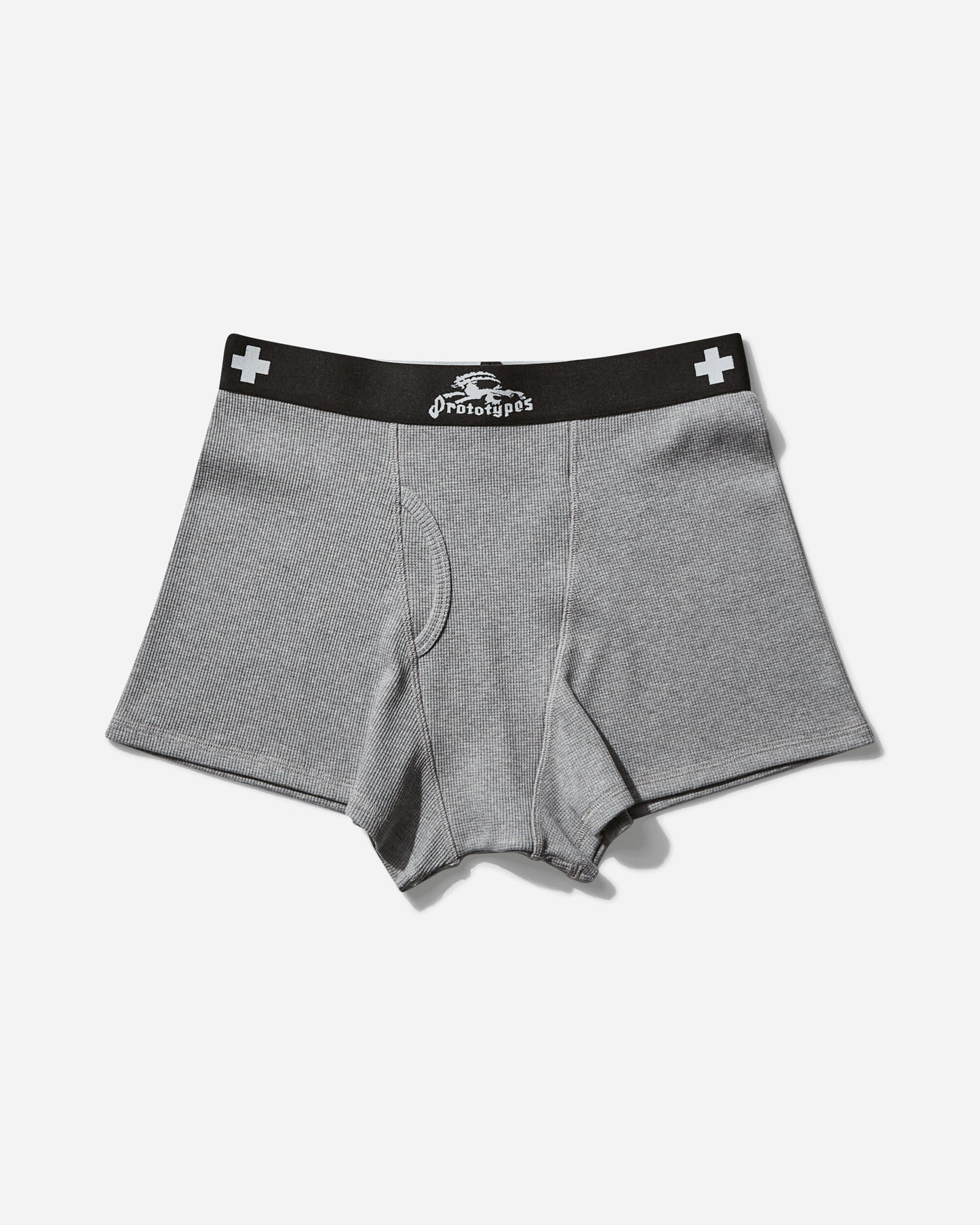 Prototypes Waffle Boxer Mens S25 Underwear Boxers PT07JE12MWWG GREY