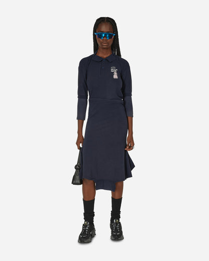 Prototypes Wmns Cut Up Polo Dress Blue Dresses Dress Mid PT04DR05WW 2