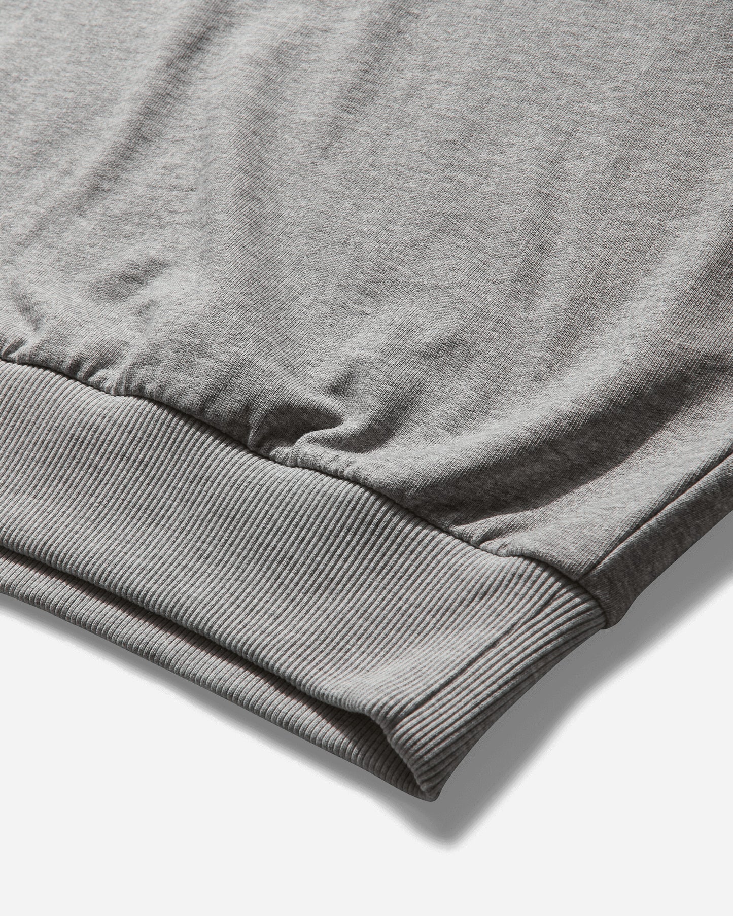 Prototypes Wmns Shrunken Sweatshirt Melange-Grey T-Shirts Longsleeve PT06JE03USG MGREY