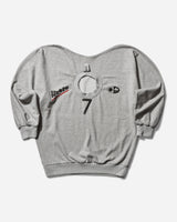 Prototypes Wmns Shrunken Sweatshirt Melange-Grey T-Shirts Longsleeve PT06JE03USG MGREY