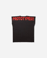 Prototypes Waffle Muscle Tee S25 T-Shirts Shortsleeve PT07JE03USB BLACK