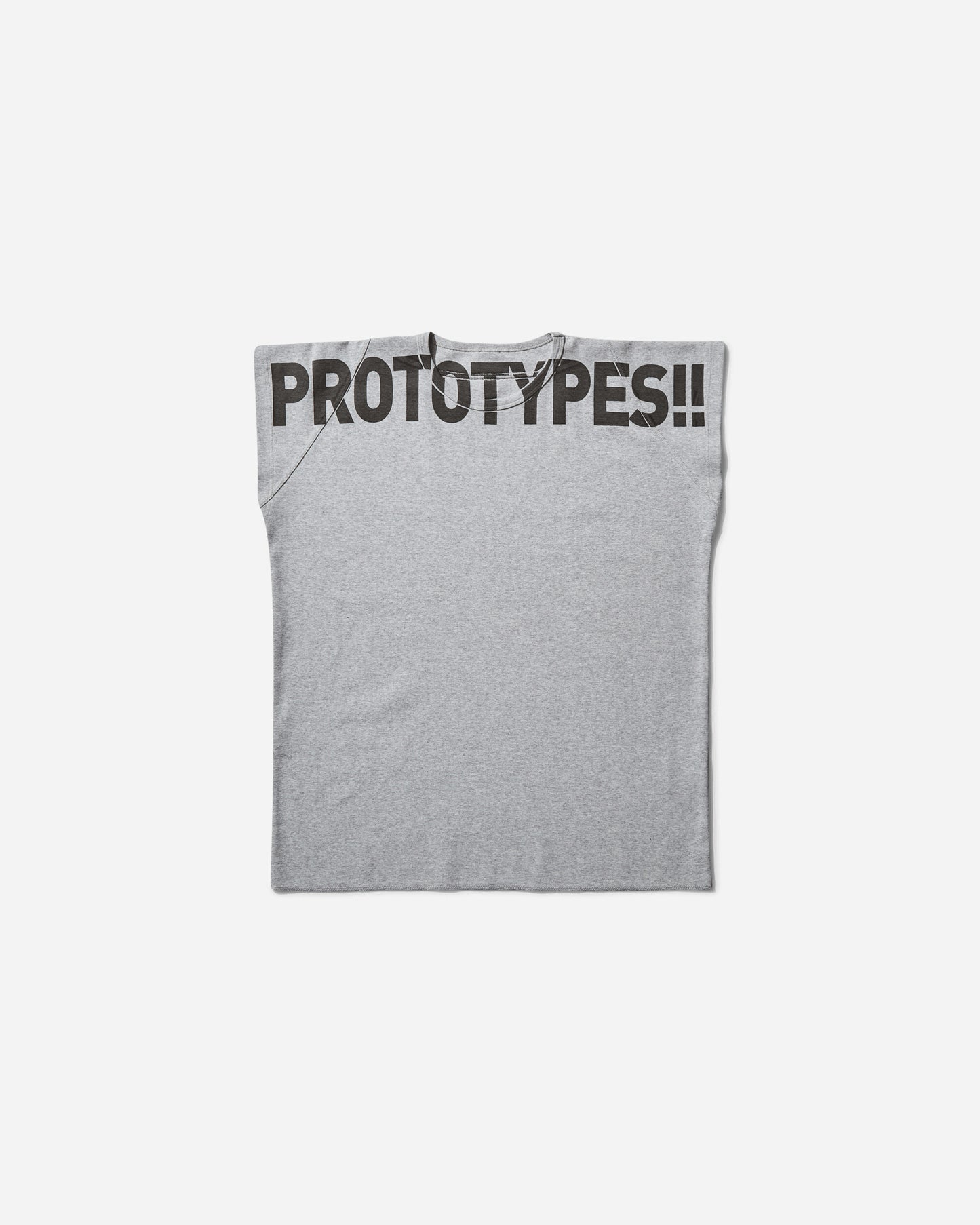 Prototypes Waffle Muscle Tee S25 T-Shirts Shortsleeve PT07JE03USG GREY