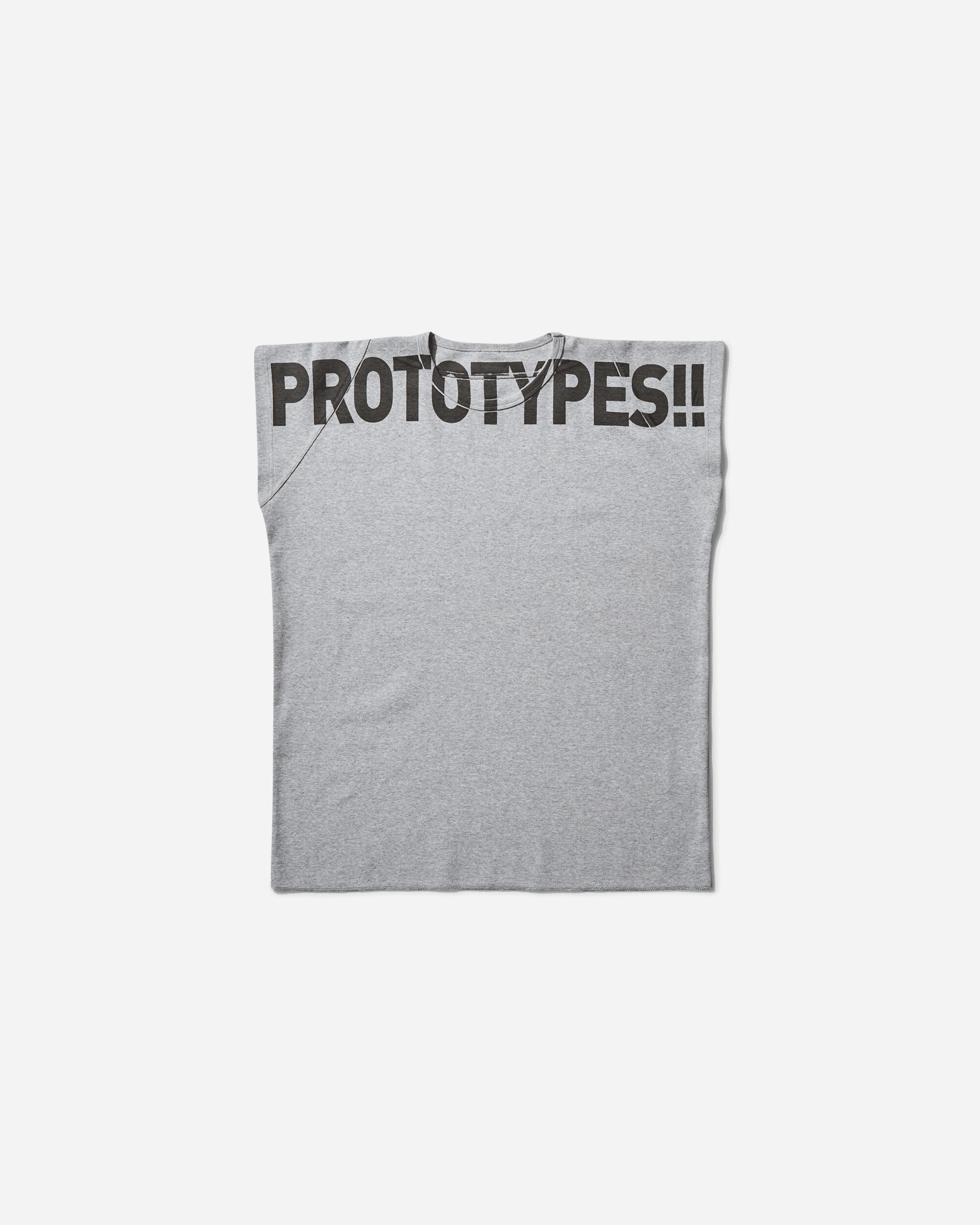 Prototypes Waffle Muscle Tee S25 T-Shirts Shortsleeve PT07JE03USG GREY