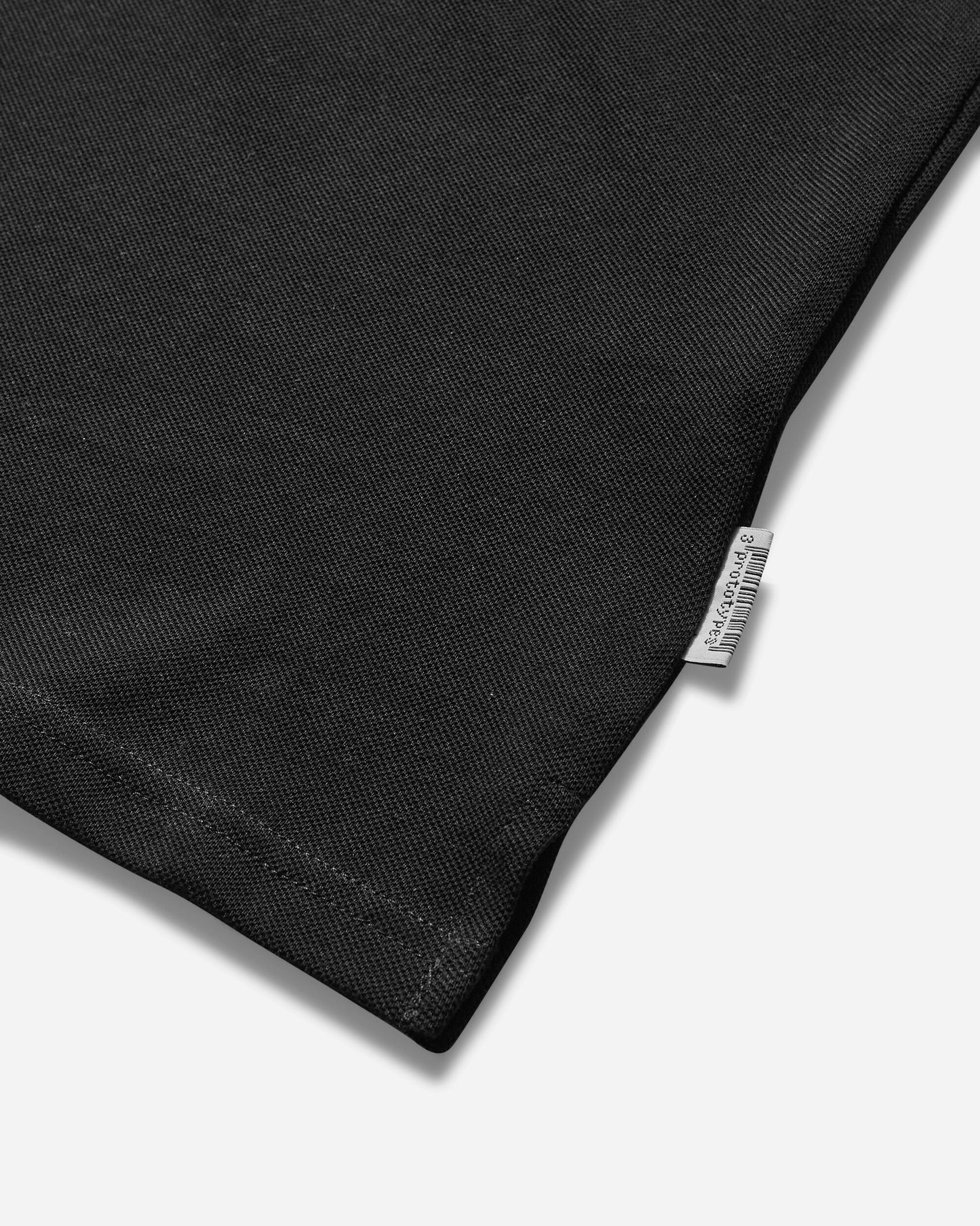 Prototypes Wrapped Polo Shirt S25 T-Shirts Shortsleeve PT07JE17USB BLACK