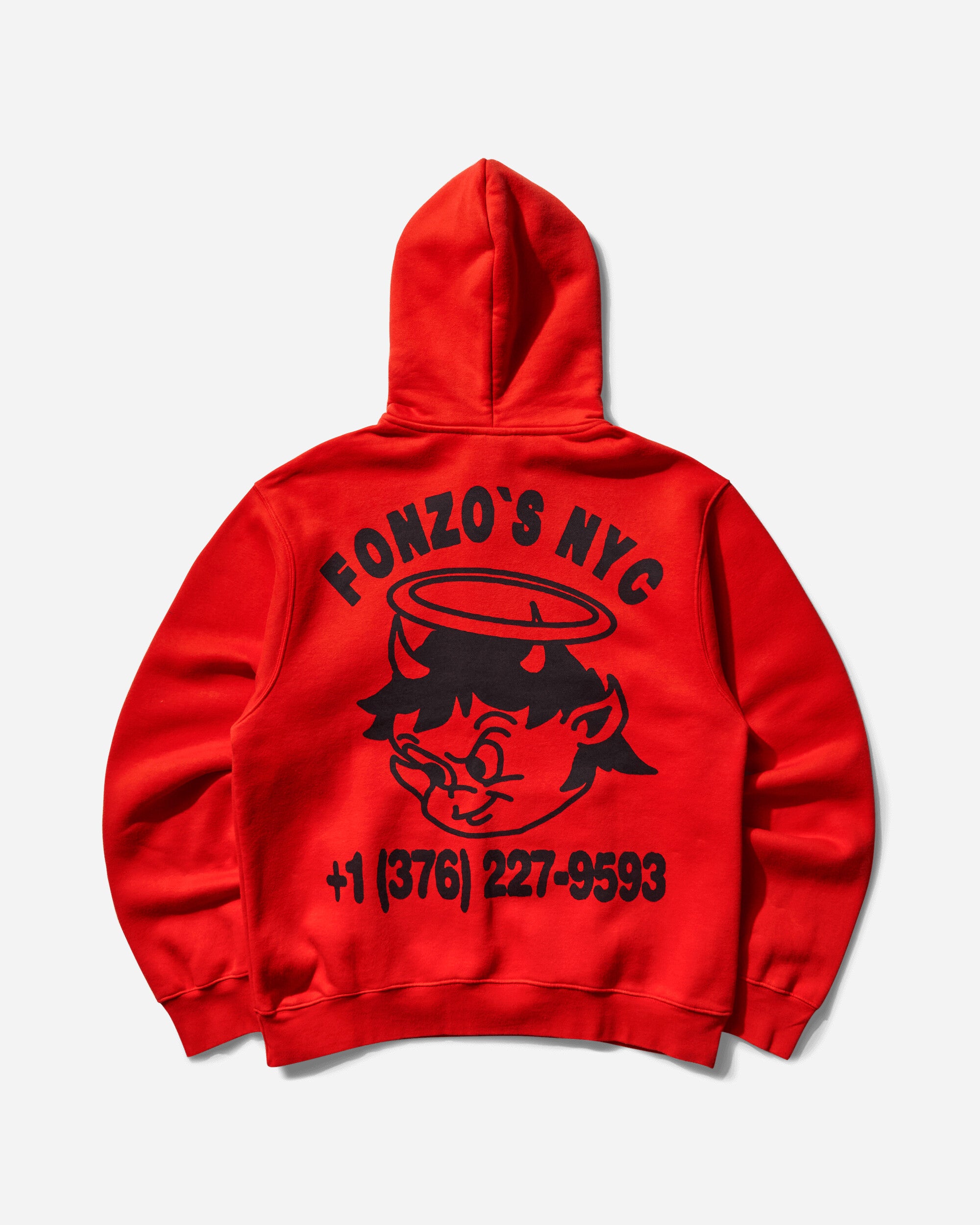 Public Possession Fonzo Hoodie Bright Red Sweatshirts Hoodies PPMODA24-113  1