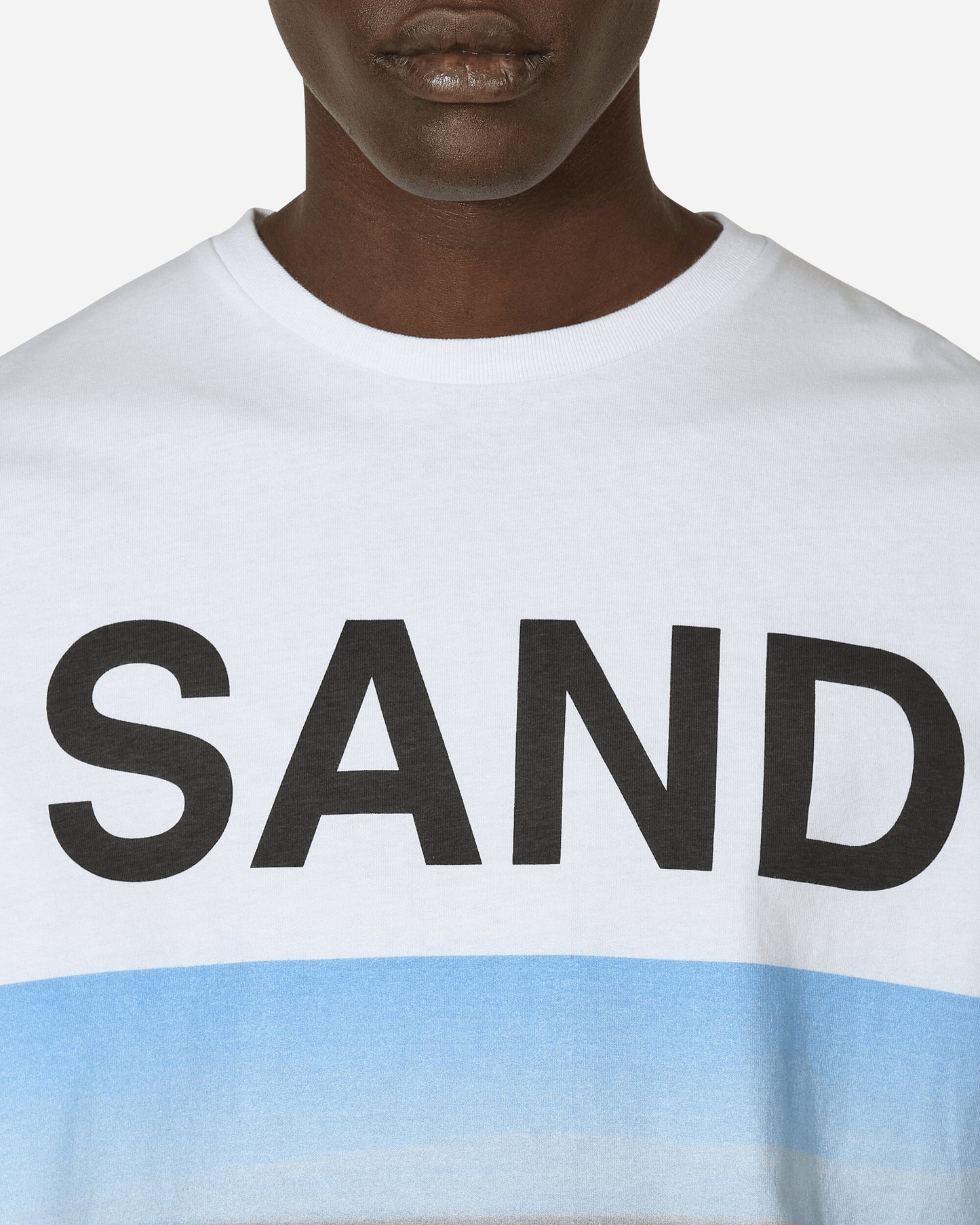 Public Possession "Sandwitch" T-Shirt White Digital Print T-Shirts Shortsleeve PPMODA24-013  1