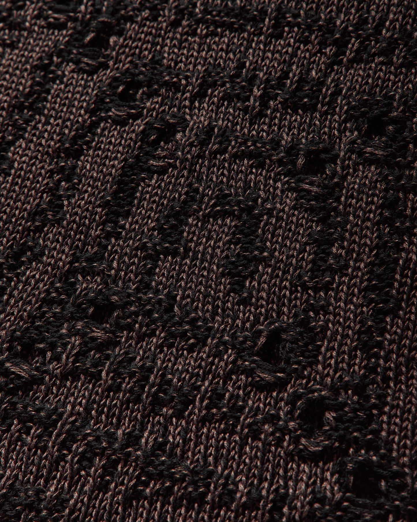 ROA Vortex Vest Black Brown Knitwears Gilets RBMW0374YA41 BLK0040