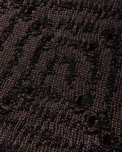 ROA Vortex Vest Black Brown Knitwears Gilets RBMW0374YA41 BLK0040